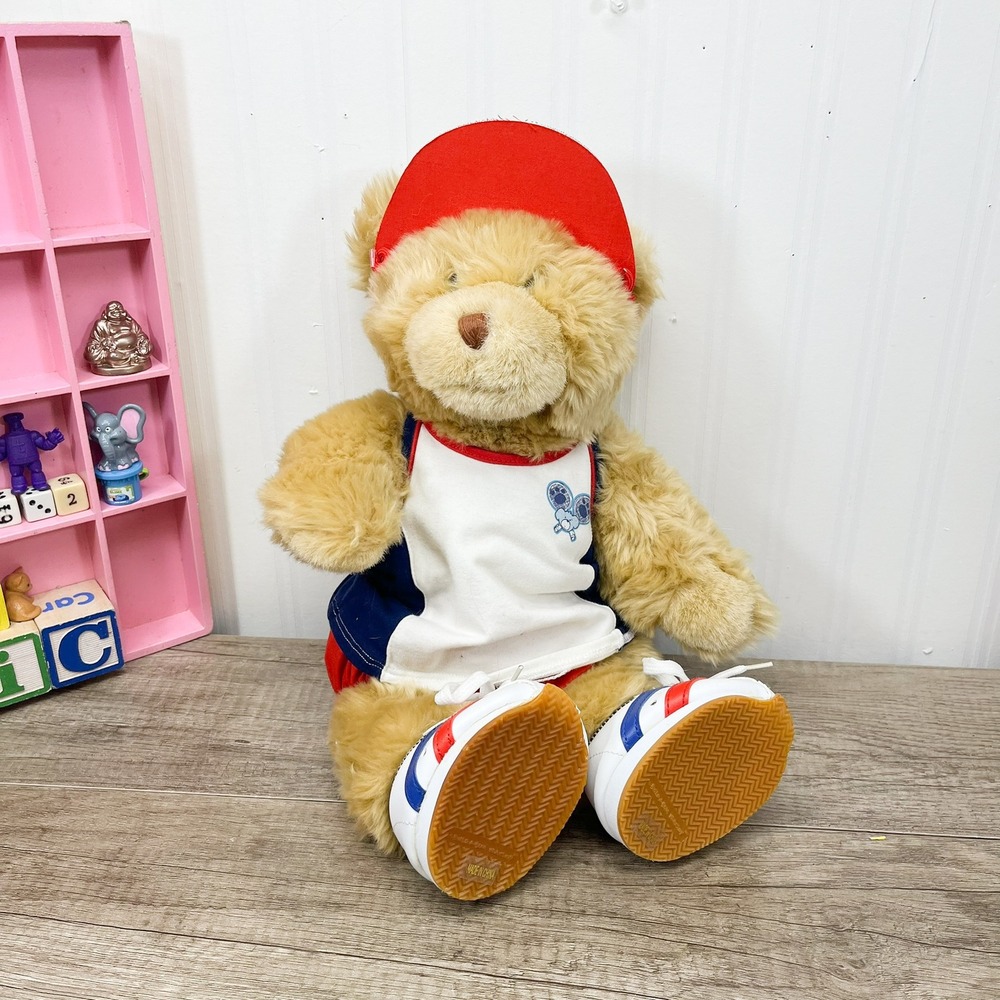 Build-A-Bear Workshop Tennis Plush Teddy Bear with Outfit Visor‎ and Shoes 16in
